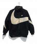 NIKEナイキ）の古着「AS M NSW VW SWSH FULL ZIP JKT」｜ブラック×ホワイト