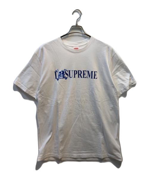 SUPREME（シュプリーム）Supreme (シュプリーム) 半袖カットソー ホワイト サイズ:Ｌの古着・服飾アイテム