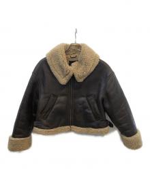 ZARA（ザラ）の古着「ダブルフェイスショートボアジャケット」｜ブラウン