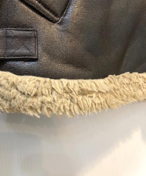 ZARA（ザラ）ZARA (ザラ) ダブルフェイスショートボアジャケット ブラウン サイズ:Mの古着・服飾アイテム