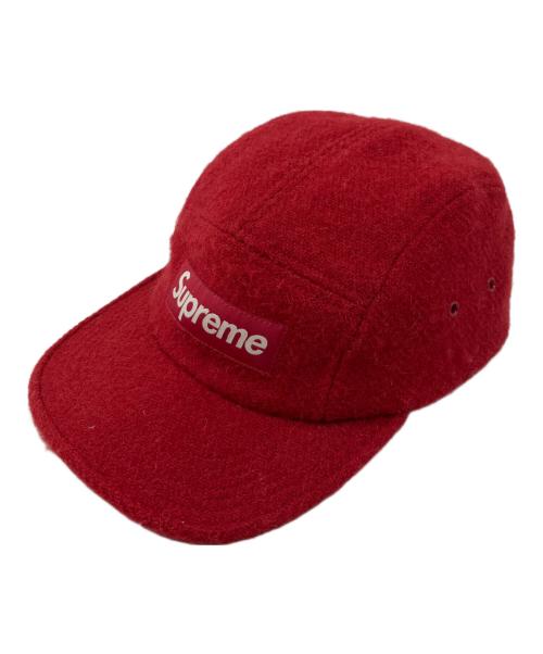 SUPREME（シュプリーム）Supreme (シュプリーム) Harris Tweed (ハリスツイード) キャップ レッド サイズ:不明の古着・服飾アイテム