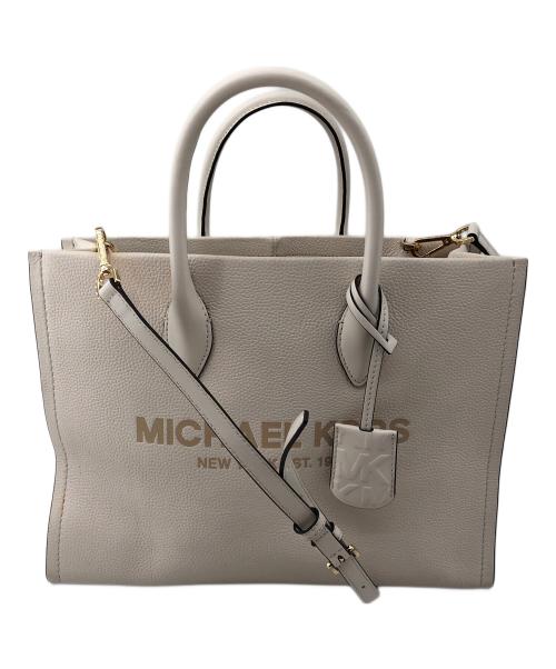 MICHAEL KORS（マイケルコース）MICHAEL KORS (マイケルコース) 2WAYトートバッグ アイボリーの古着・服飾アイテム