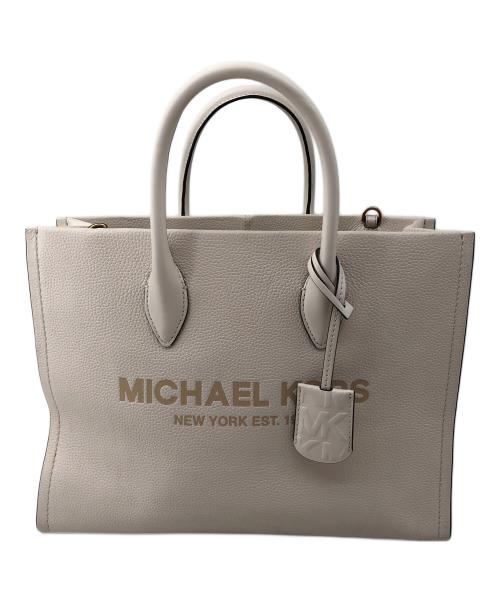 MICHAEL KORS（マイケルコース）MICHAEL KORS (マイケルコース) 2WAYトートバッグ アイボリーの古着・服飾アイテム