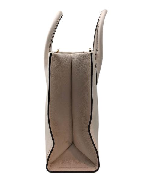 MICHAEL KORS（マイケルコース）MICHAEL KORS (マイケルコース) 2WAYトートバッグ アイボリーの古着・服飾アイテム