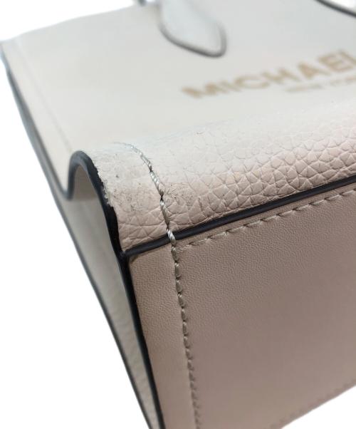 MICHAEL KORS（マイケルコース）MICHAEL KORS (マイケルコース) 2WAYトートバッグ アイボリーの古着・服飾アイテム
