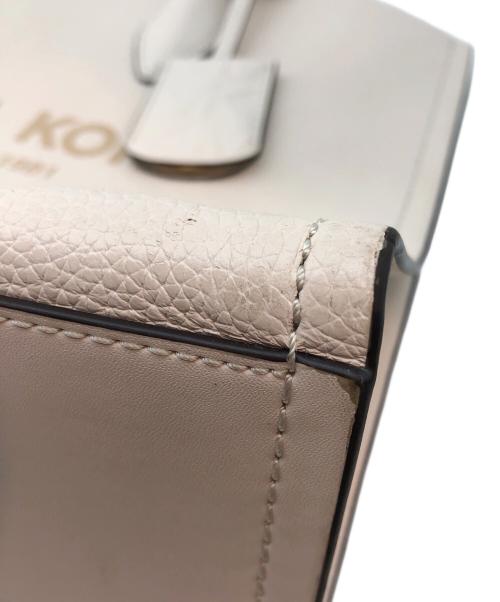 MICHAEL KORS（マイケルコース）MICHAEL KORS (マイケルコース) 2WAYトートバッグ アイボリーの古着・服飾アイテム