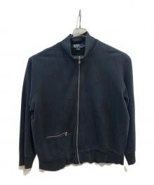POLO RALPH LAUREN（ポロ・ラルフローレン）の古着「スウェットジップジャケット」｜ネイビー