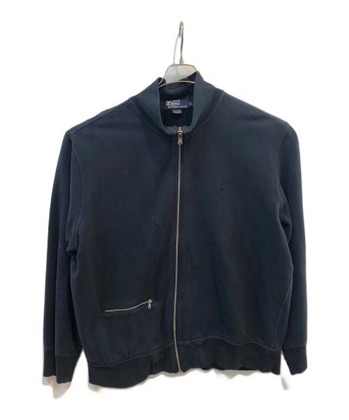 POLO RALPH LAUREN（ポロ・ラルフローレン）POLO RALPH LAUREN (ポロ・ラルフローレン) スウェットジップジャケット ネイビー サイズ:3Ｌの古着・服飾アイテム