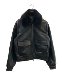 CLEL（クレイル）の古着「Cow Leather G-1 Blouson」｜ブラック