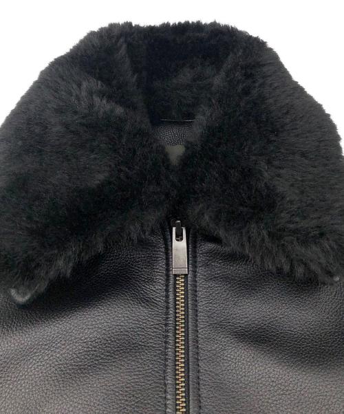 CLEL（クレイル）CLEL (クレイル) Cow Leather G-1 Blouson ブラック サイズ:XSの古着・服飾アイテム