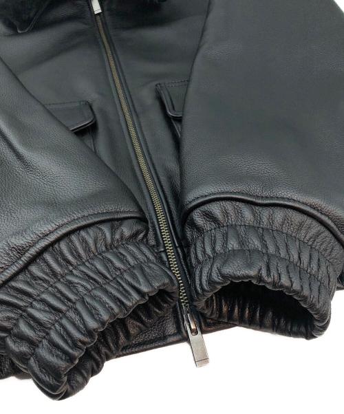 CLEL（クレイル）CLEL (クレイル) Cow Leather G-1 Blouson ブラック サイズ:XSの古着・服飾アイテム