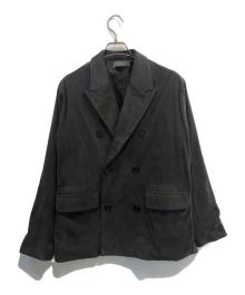 CLEL（クレイル）の古着「ダブルテーラードジャケット」｜グレー