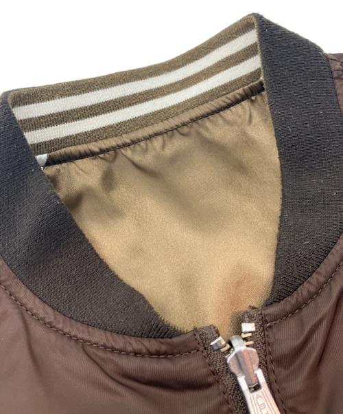 ALPHA INDUSTRIES（アルファインダストリーズ）ALPHA INDUSTRIES (アルファインダストリーズ) リバーシブスカジャン ベージュ×ホワイト サイズ:Ｌの古着・服飾アイテム