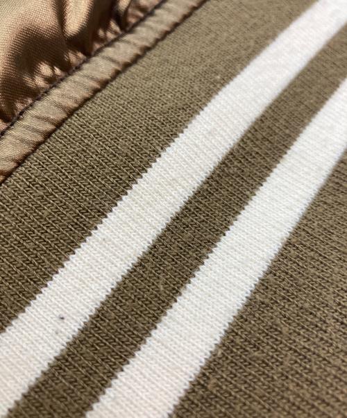 ALPHA INDUSTRIES（アルファインダストリーズ）ALPHA INDUSTRIES (アルファインダストリーズ) リバーシブスカジャン ベージュ×ホワイト サイズ:Ｌの古着・服飾アイテム