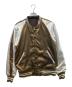 ALPHA INDUSTRIES（アルファインダストリーズ）の古着「リバーシブスカジャン」｜ベージュ×ホワイト