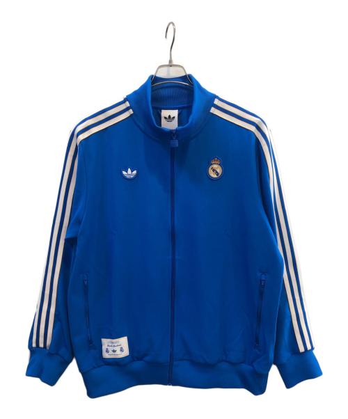 adidas（アディダス）adidas (アディダス) トラックジャケット レアルマドリード ブルー サイズ:3XLの古着・服飾アイテム
