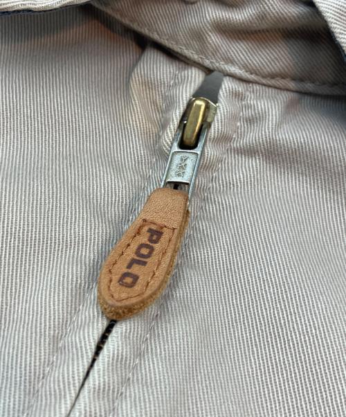 POLO RALPH LAUREN（ポロ・ラルフローレン）POLO RALPH LAUREN (ポロ・ラルフローレン) ジップジャケット ベージュ サイズ:XLの古着・服飾アイテム