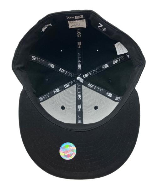 stussy（ステューシー）stussy (ステューシー) キャップ ピースサイン サイズ:60.6㎝ 未使用品の古着・服飾アイテム