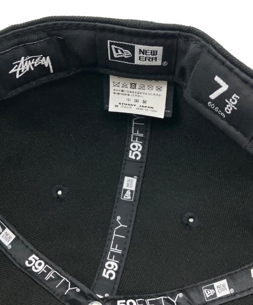 stussy（ステューシー）stussy (ステューシー) キャップ ピースサイン サイズ:60.6㎝ 未使用品の古着・服飾アイテム