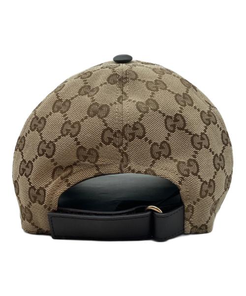 GUCCI（グッチ）GUCCI (グッチ) ベースボールキャップ ベージュ サイズ:XL/60の古着・服飾アイテム