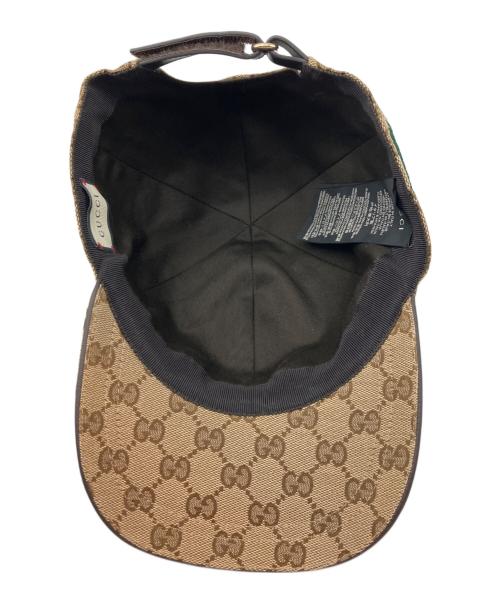 GUCCI（グッチ）GUCCI (グッチ) ベースボールキャップ ベージュ サイズ:XL/60の古着・服飾アイテム