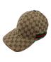 GUCCI（グッチ）の古着「ベースボールキャップ」｜ベージュ