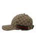 GUCCI (グッチ) ベースボールキャップ ベージュ サイズ:XL/60：22000円