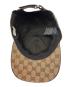 中古・古着 GUCCI (グッチ) ベースボールキャップ ベージュ サイズ:XL/60：22000円
