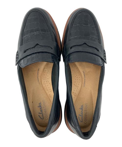 CLARKS（クラークス）CLARKS (クラークス) ローファー ブラック サイズ:UK4 1/2の古着・服飾アイテム