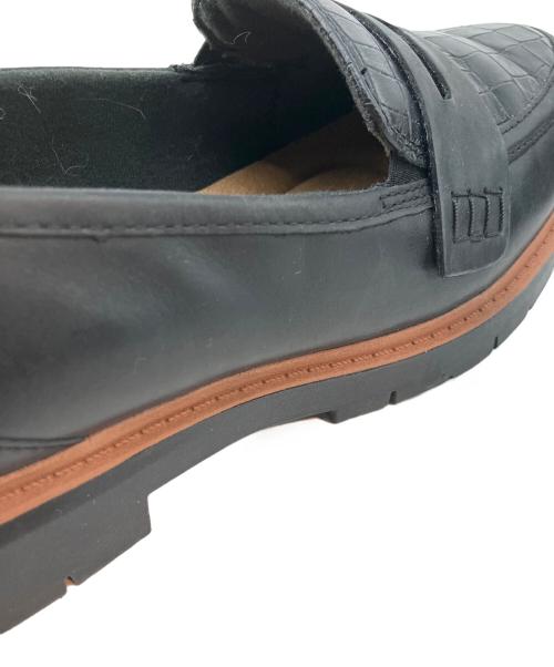 CLARKS（クラークス）CLARKS (クラークス) ローファー ブラック サイズ:UK4 1/2の古着・服飾アイテム