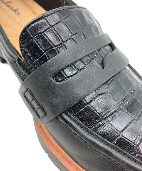 CLARKS（クラークス）CLARKS (クラークス) ローファー ブラック サイズ:UK4 1/2の古着・服飾アイテム