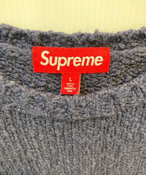 SUPREME（シュプリーム）Supreme (シュプリーム) 厚手ニット ネイビー サイズ:Lの古着・服飾アイテム