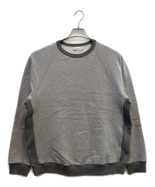 nanamica（ナナミカ）nanamica (ナナミカ) クルーネックスウェット グレー サイズ:Sの古着・服飾アイテム