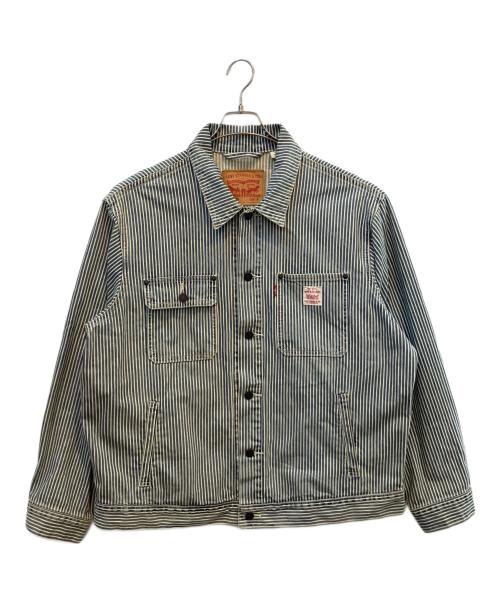 LEVI'S（リーバイス）LEVI'S (リーバイス) デニムジャケット ストライプ サイズ:Lの古着・服飾アイテム