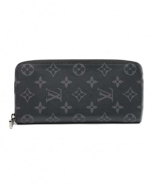 LOUIS VUITTON（ルイ ヴィトン）LOUIS VUITTON (ルイヴィトン) ジッピー・ウォレット ヴェルティカル  ブラック サイズ:- モノグラム・エクリプス M62295の古着・服飾アイテム