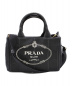 PRADA（プラダ）の古着「ミニカナパ/ハンドバッグ」｜ブラック