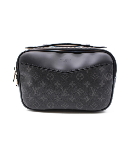 LOUIS VUITTON（ルイ ヴィトン）LOUIS VUITTON (ルイヴィトン) バムバッグ　モノグラム エクリプス キャンバス ブラック サイズ:- モノグラム M42906 MB1177の古着・服飾アイテム