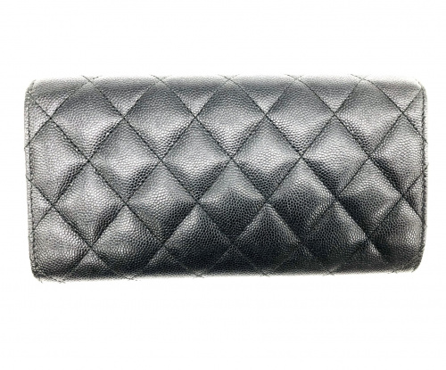 CHANEL（シャネル）CHANEL (シャネル) 長財布 ブラック A80758 25022620の古着・服飾アイテム