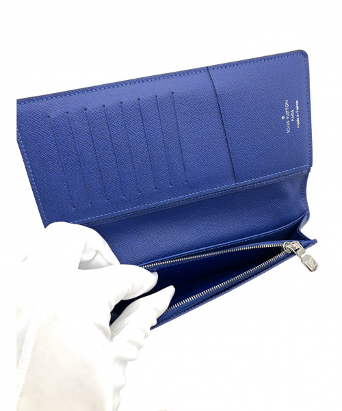 LOUIS VUITTON（ルイ ヴィトン）LOUIS VUITTON (ルイヴィトン) 長財布 ブルー タイガラマ M30297 TA0290の古着・服飾アイテム