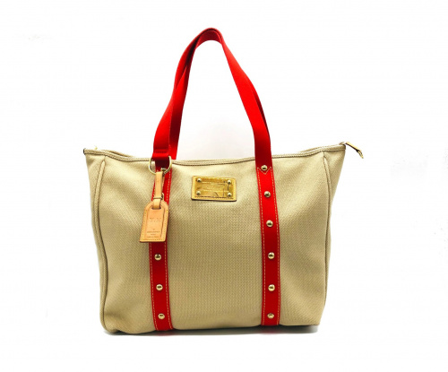 LOUIS VUITTON（ルイ ヴィトン）LOUIS VUITTON (ルイヴィトン) キャンバストートバッグ ベージュ M40032 SP0055の古着・服飾アイテム