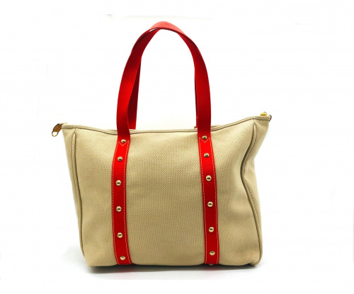 LOUIS VUITTON（ルイ ヴィトン）LOUIS VUITTON (ルイヴィトン) キャンバストートバッグ ベージュ M40032 SP0055の古着・服飾アイテム