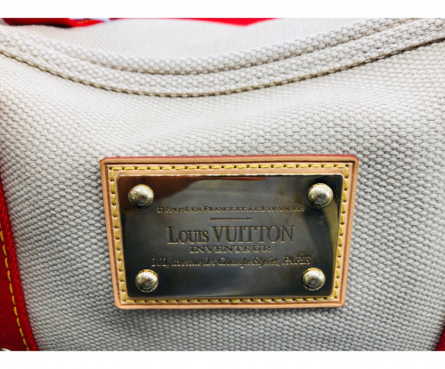 LOUIS VUITTON（ルイ ヴィトン）LOUIS VUITTON (ルイヴィトン) キャンバストートバッグ ベージュ M40032 SP0055の古着・服飾アイテム