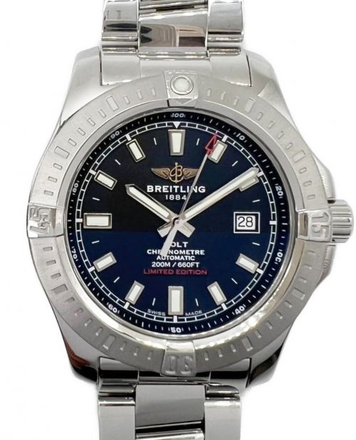 BREITLING（ブライトリング）BREITLING (ブライトリング) コルトオートマチック ブラック サイズ:45ｍｍの古着・服飾アイテム