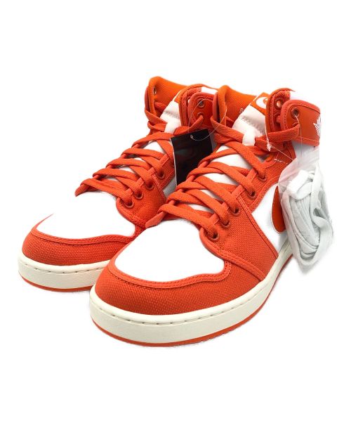 NIKE（ナイキ）NIKE (ナイキ) ハイカットスニーカー ホワイト×オレンジ サイズ:26.5 未使用品の古着・服飾アイテム