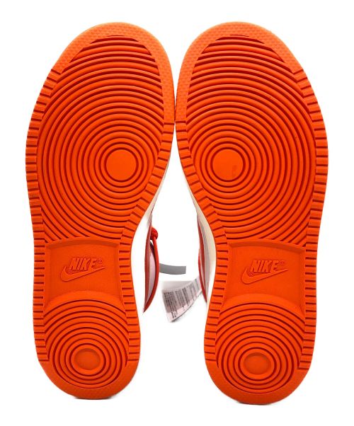 NIKE（ナイキ）NIKE (ナイキ) ハイカットスニーカー ホワイト×オレンジ サイズ:26.5 未使用品の古着・服飾アイテム