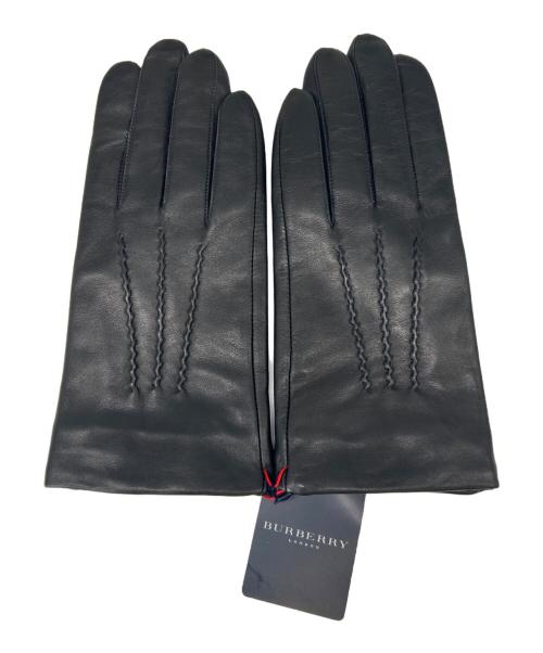 BURBERRY LONDON（バーバリーロンドン）BURBERRY LONDON (バーバリーロンドン) BURBERRY LONDON　ラムレザーグローブ ブラック 未使用品の古着・服飾アイテム