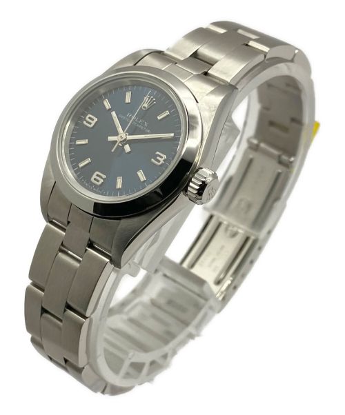 ROLEX（ロレックス）ROLEX (ロレックス) オイスター パーペチュアル レディ Ref.67180 ブルー サイズ:24の古着・服飾アイテム