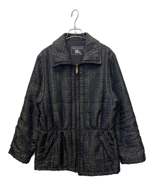 Burberry's（バーバリーズ）Burberry's (バーバリーズ) 総柄中綿ジャケット ブラウン サイズ:40の古着・服飾アイテム