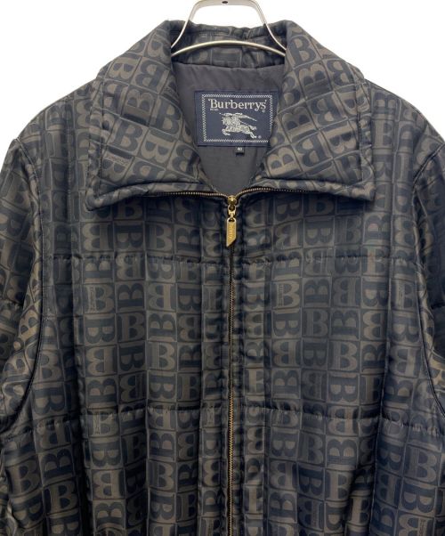 Burberry's（バーバリーズ）Burberry's (バーバリーズ) 総柄中綿ジャケット ブラウン サイズ:40の古着・服飾アイテム