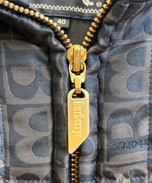Burberry's（バーバリーズ）Burberry's (バーバリーズ) 総柄中綿ジャケット ブラウン サイズ:40の古着・服飾アイテム
